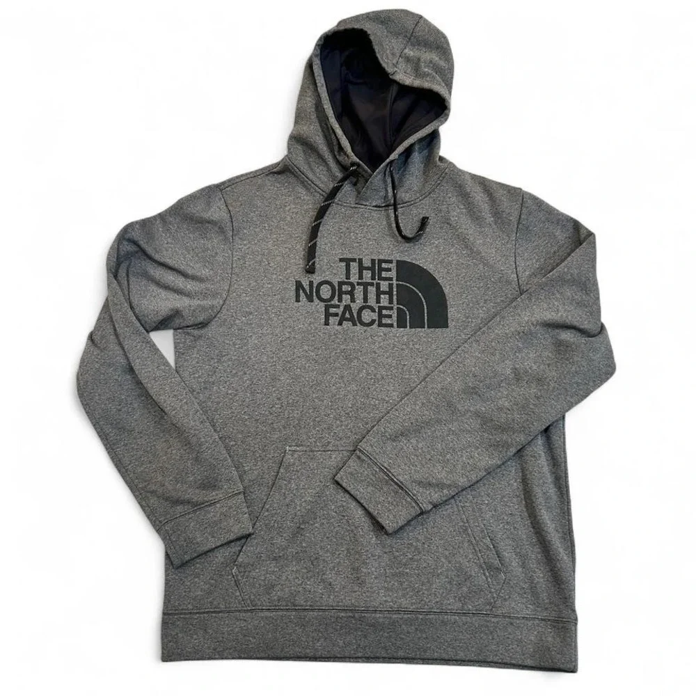 Men's Large The North face‎ Hoodie Sweatshirt EUC Gray Ourdoors